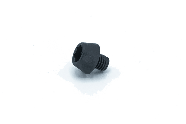 Plastikowa tubka z etykietą na śrubę