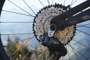 Eightpins Stiffshifter UDH Schaltauge Versteifung mit Shimano Di2 Schaltung montiert auf einem Rotwild REX 900.